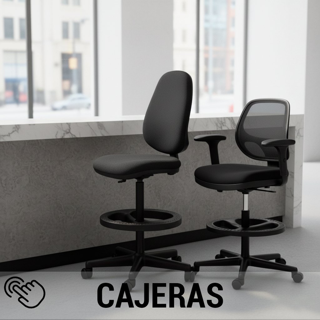 sillas cajeras