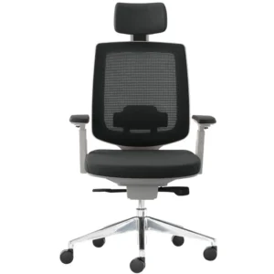 silla finisterre gris con cabecera