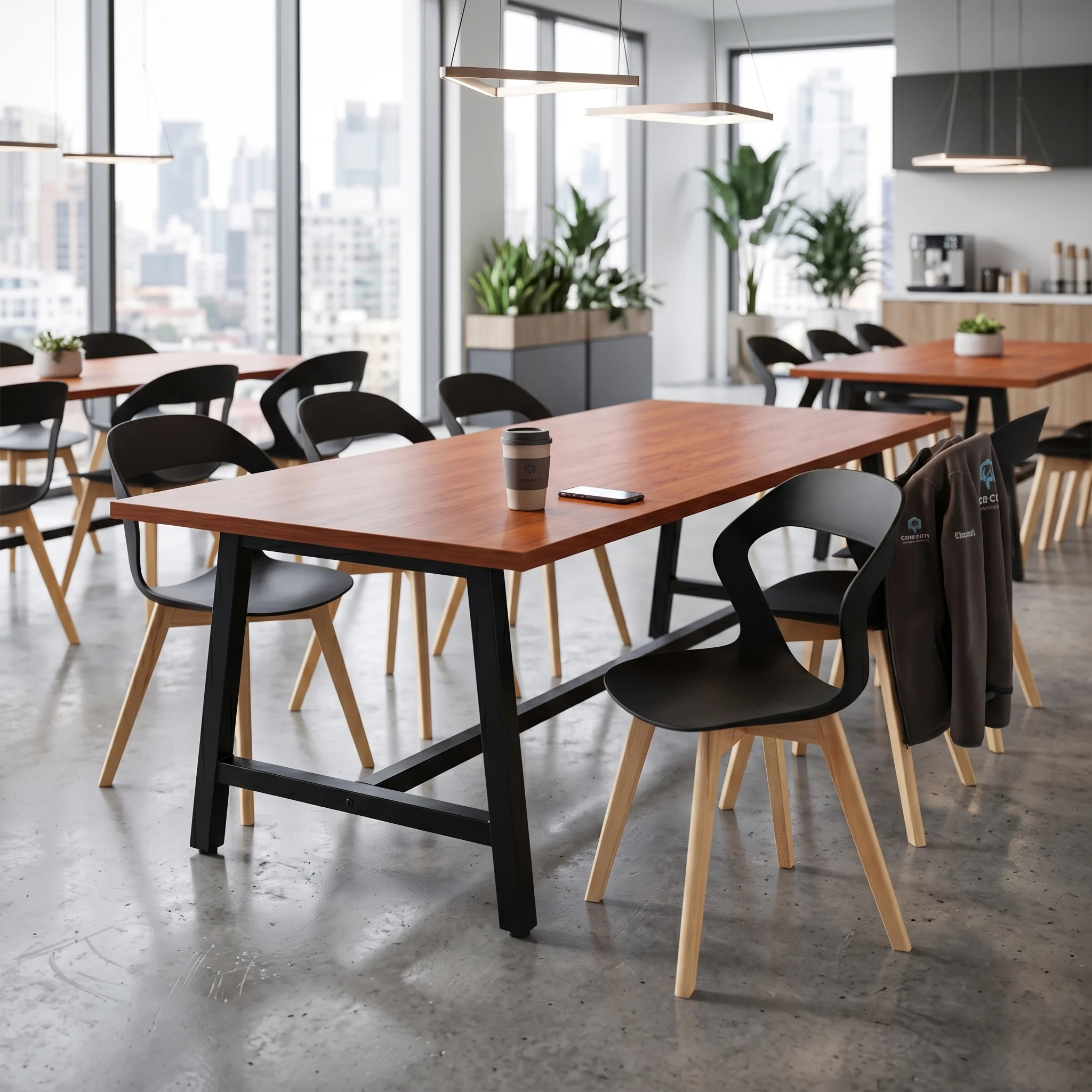 silla moura negra comedor