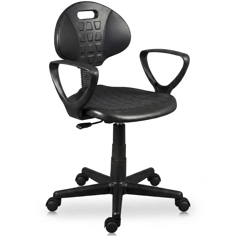 silla tulip industrial con brazos
